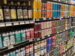 Beer at Kindred Market & Café in Athens