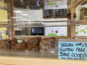 Vegan pastry at Kindred Market & Café in Athens