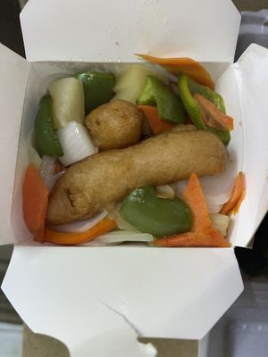 Vegan Sweet & Sour Chicken   at Guilin Chinese Restaurant in Tucson