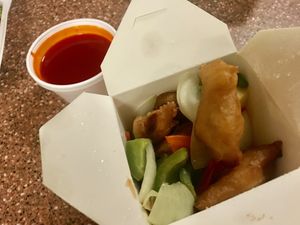 Sweet & Sour Vegi. Chicken (take out) at Guilin Chinese Restaurant in Tucson