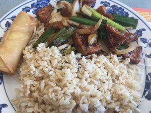 Mongolian tofu (lunch portion). at Guilin Chinese Restaurant in Tucson