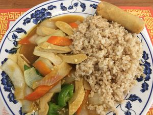 Curry vegi chicken at Guilin Chinese Restaurant in Tucson