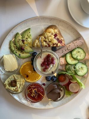 Vegan breakfast option „achtsamer engel"  at Café Soulcakes in Ingolstadt