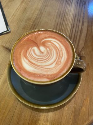 Beetroot Latte  at The Oaty Goat in Southampton