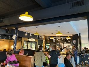 Seating  at Boom's Pizza in Lakewood