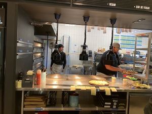 Kitchen  at Boom's Pizza in Lakewood