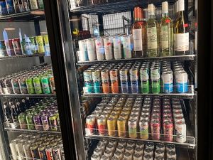 Self-service for beer and other beverages at Boom's Pizza in Lakewood