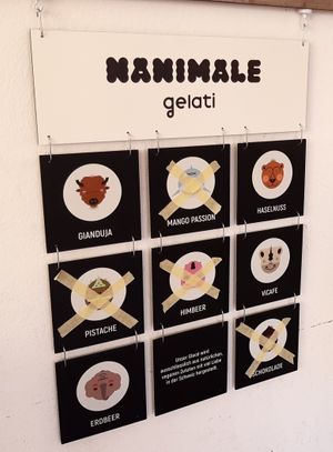 Nanimale ice cream at Portier in Winterthur