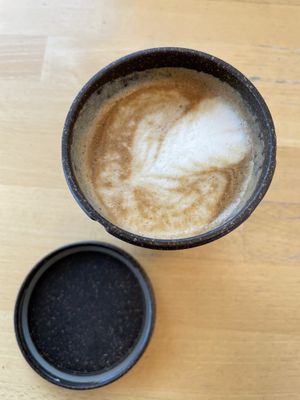 Cappuccino with soy milk   at LEBKOV & Sons in Rotterdam