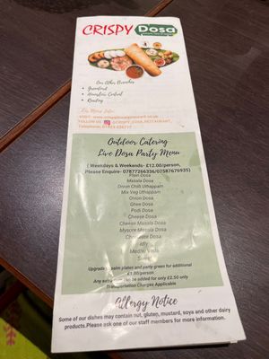   at Crispy Dosa in Watford