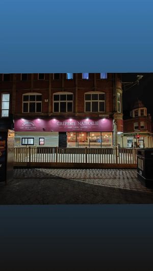 Creperie nathalie seat in or terrace, or take away from the hatch  at Creperie Nathalie in Whitley Bay