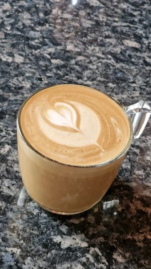 Freshly ground coffees at Creperie Nathalie in Whitley Bay