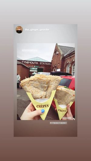 Best crêpes in town at Creperie Nathalie in Whitley Bay