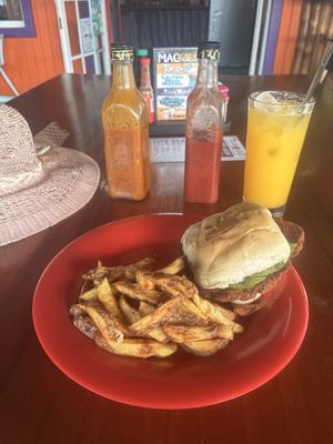   at Tranquilo Cafe in Corn Islands