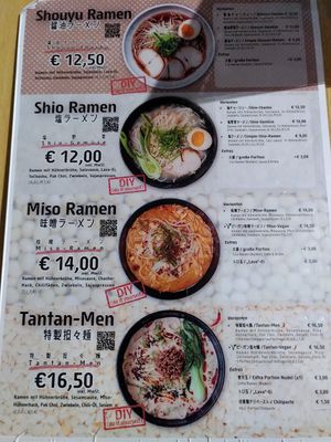 Menu 2 at Shin - Ramen im Georgswall in Hannover