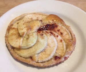 Apple tart at Le Pain Quotidien in Alexandria
