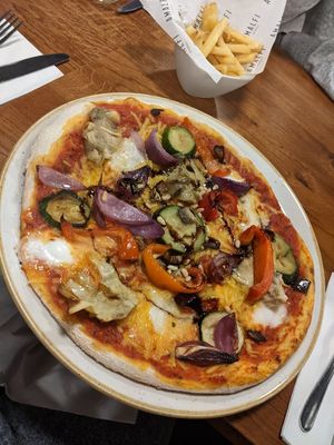 Pizza at Amalfi Ristorante in Bedford