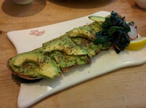 avocado toast at Le Pain Quotidien in Arlington