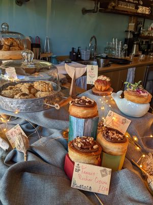 inside at British Patagonia in North London