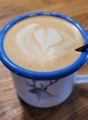Latte Macchiato at British Patagonia in North London