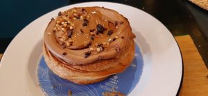 Ferrero rocher crown pastry at British Patagonia in North London