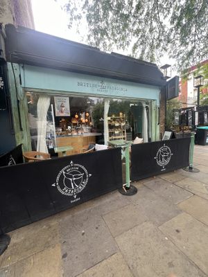 Front   at British Patagonia in North London