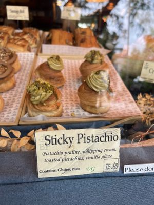 Sticky pistachio   at British Patagonia in North London