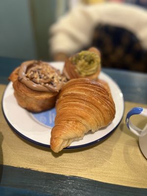 Croissant and others   at British Patagonia in North London