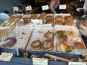 All vegan pastries!   at British Patagonia in North London