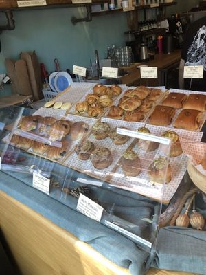 Pastry selection😻  at British Patagonia in North London