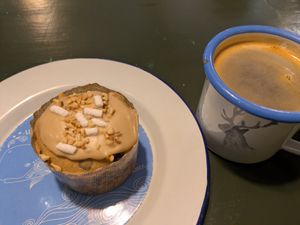 Mini panetonne at British Patagonia in North London