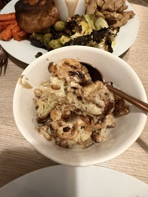 Cauliflower cheese (Comes with the roast)  at British Patagonia in North London