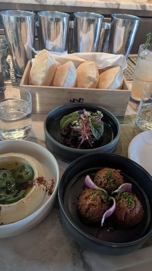Check out that Jalapeno hummus! Love the pita in a box at ilili in Washington