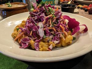 Buffalo Mac and Cheese with Cauliflower   at Plantasia Eatery in Flagstaff