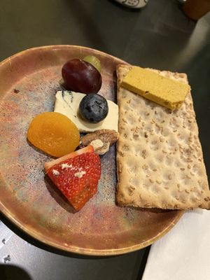 From cheese plate   at Plantasia Eatery in Flagstaff