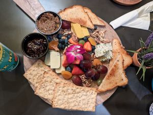 Amazing Cheese plate   at Plantasia Eatery in Flagstaff