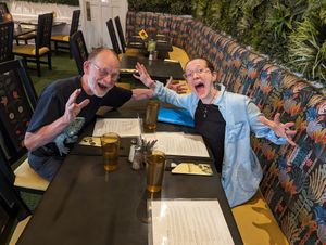 excitement   at Plantasia Eatery in Flagstaff