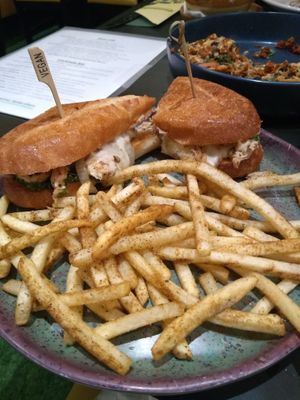 Cheesesteak was just OK, would have been great if it used their cashew cheese instead of this Daiya or whatever it was.  at Plantasia Eatery in Flagstaff