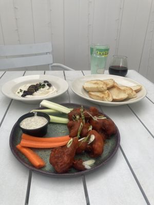 Buffalo cauli wings  at Plantasia Eatery in Flagstaff