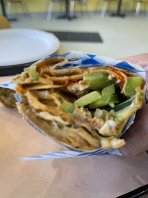 Vegan Tangy Wrap  at Balista Restaurant in Brampton