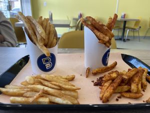 Fries - Regular and Peri Peri  at Balista Restaurant in Brampton