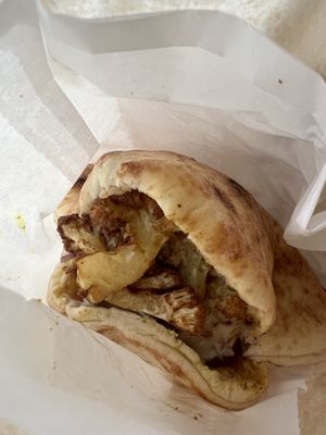 Falafel wrap   at Aladdin in Stowe