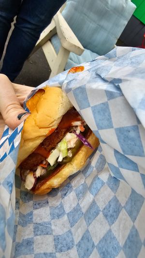 Spicy Chick'n Sandwich at No Clucks in Portland