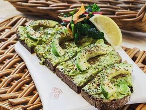avo toast at Le Pain Quotidien - F St in Washington