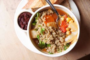 quinoa soup at Le Pain Quotidien - F St in Washington