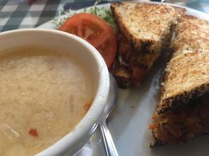 Falafel Sandwich w/ Miso at Hob Nob Cafe in Missoula