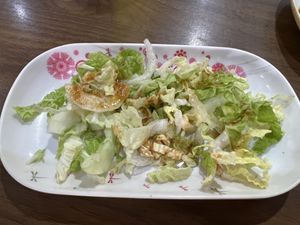 Free salad  at Al-Jabrez Halal in Paranaque