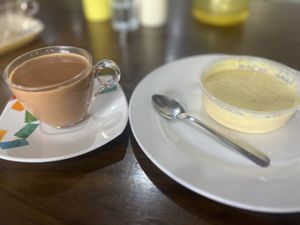 Chai tea and sweet Shahi Kheer dessert    at Al-Jabrez Halal in Paranaque