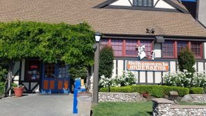 outside at Pea Soup Andersen's  in Santa Nella