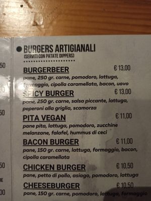 Pita vegan at Birracrua in Vicenza